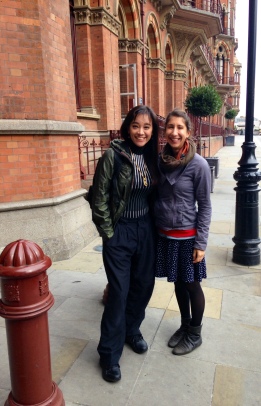 Sharon and I after 3 hrs discussing pangolins and many other conservation matters!